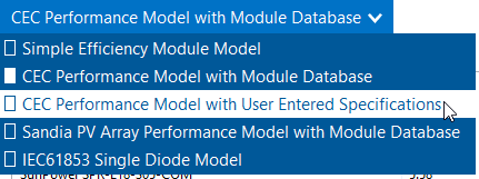 SS_PVModule-ChooseModel
